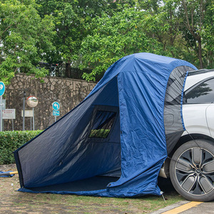 Carpa trasera para SUV, para 2-3 personas, impermeable, de poliéster, de una sola capa, equipo de camping para exteriores - Product Image 1