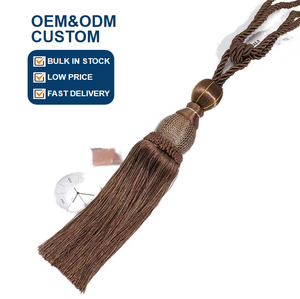 Classic Design Polyester Curtain Tassel Traditional Style Decorative <strong>Tie</strong> <strong>Back</strong>/Curtain Tieback - Product Image 1