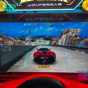 Machine de jeu d'arcade de course automobile simulateur vidéo à monnayeur, modèle Outrun, avec vidéo HD de course rapide, en promotion - Product Image 4