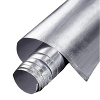 Rouleaux d'isolation thermique non tissées en fibre de verre, 5 m, feuille d'aluminium, pour toit