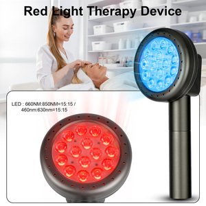 Meetu có thể sạc lại cầm tay ánh sáng đỏ Pain Relief thiết bị 680nm 880nm hồng ngoại trị liệu cụ cho tần số vô tuyến trên khuôn mặt - Product Image 5