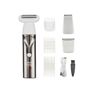OEM IPX6 Women's Rotating <b>Disc</b> Epilator Electric Razor USB Rechargeable Painless Face & Bikini Pubic Body Groin Trimmer - Product Image 3