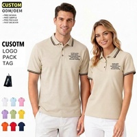 Chemises polo pour hommes à séchage rapide, vente en gros, personnalisables avec broderie, en coton, uniforme de travail pour employés, t-shirt polo pour hommes