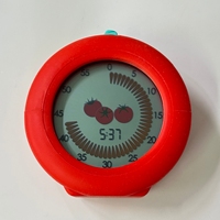 Sarung silikon Timer dapur Visual pintar tahan guncangan casing Alarm jam cangkang silikon anak-anak dapat disesuaikan