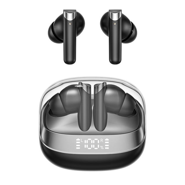 LED Power Display HiFi Stereo Sports Wireless Earphones True Wireless Headphone Hands Free In-Ear Stereo Earbuds