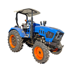 Tracteur agricole à roues Euro 5 80 CV 4x4, moteur diesel 6 cylindres, transmission par engrenages, haute productivité, avec boîte de vitesses et pompe à roulement - Product Image 3
