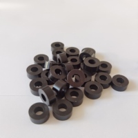 Kuliwei Custom Black Solid Rubber Spacer Washer, Cylindrical Rubber Bushing Shock Absorbing Rubber Gasket untuk Peralatan.