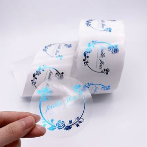 Tùy chỉnh in thiết kế logo không thấm nước cuộn bao bì chai trong suốt rõ ràng Vinyl Nhãn dán nhãn - Product Image 1