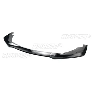 Pour Ford Mustang MP Concepts GT500 2015-2022 : Lame de pare-chocs avant, séparateur, spoiler, diffuseur, style fibre de carbone noir brillant - Product Image 4