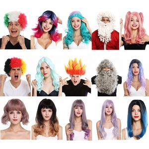 Perruque <span class=keywords><strong>de</strong></span> fête Andre Agassi, joueur <span class=keywords><strong>de</strong></span> tennis, style mulet - Product Image 4