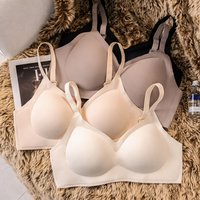 Sujetador OEM personalizado para mujer, sin costuras, push-up, cómodo, sin aros, con copas acolchadas, soporte de elevación, cómodo, inalámbrico, tipo camiseta