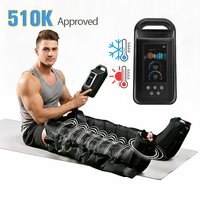 Système de Thérapie de Compression Séquentielle Haut de Gamme, Appareil de Massage Sportif pour la Récupération des Jambes, Bottes de Compression Pneumatique pour la Circulation