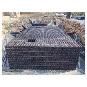 45t Fuerza de carga PP Infiltración de lluvia Sistema de tanque de detención Under Avenue y Plaza Deck Módulo de recolección de inundaciones - Product Image 2