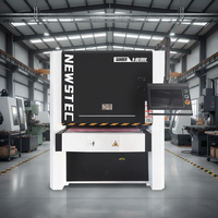Machine à poncer entièrement automatique en acier inoxydable NEWSTEC, machine à polir et à meuler trois-en-un pour l'acier inoxydable, l'aluminium, etc.
