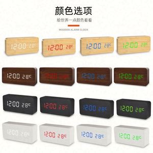 Wholesale Price Modern Decorative Custom Wooden Table <b>Digital</b> Kids Smart LED Light Alarm <b>Clock</b> with Radio for Living Room - Product Image 5