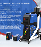 Soudure laser à fibre portative DOMAIN LASER haute efficacité 4-en-1 T-Weld 800W 1200W 1500W 2000W avec refroidissement par air