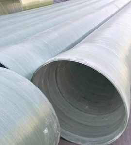 DN32 Glasvezelversterkte kunststof (GFK) mortelpijpen voor ondergrondse drainage/rioolleidingen, aanpasbare lengte, 450 psi, snijbaar - Product Image 1