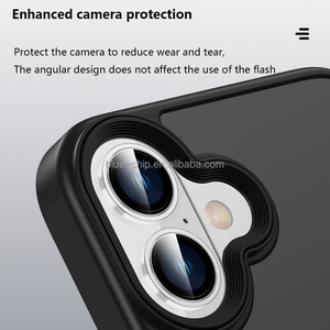 Custodie per telefono bianche antiurto con pulsante in metallo Yanchentian per <span class=keywords><strong>Apple</strong></span> Iphone 14 15 16 Pro Max <span class=keywords><strong>Cover</strong></span> per telefono - Product Image 4