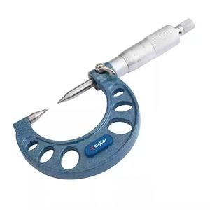 Micrómetro de Doble Punta para Acero Inoxidable, 0-25 mm, Graduación 0.01, Precisión 0.004 mm, Certificado DIN863, Cumple con la Norma Reach, 4610-1005 P - Product Image 1