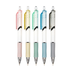 Deya Sweet Color Gel <b>Pen</b> 0.5mm Morandi Style Practice Exam <b>Pens</b> 5pcs Set - Product Image 5