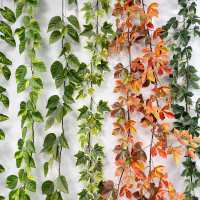 Plante artificielle de lierre suspendue de 170 cm, longue vigne verte pour patio, clôture, vitrine, mur photo, verdure décorative