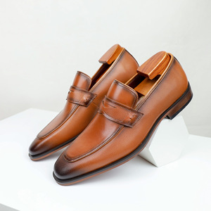 Mocasines Modernos para Hombre, Zapatos de Cuero Casuales de Negocios, Punta Cuadrada, Calzado Elegante y Cómodo para Oficina y Uso Casual - Product Image 5