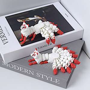 รูปปั้นจิ้งจอกเก้าหางว่องไวและมีรายละเอียดที่งดงามรูปลักษณ์ที่ได้แรงบันดาลใจจากนางฟ้าพร้อมงานฝีมือชั้นเยี่ยม - Product Image 3