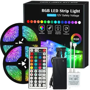 Striscia LED RGB DC 12V IP 65 kit striscia LED RGB intelligente impermeabile per schermo desktop PC TV illuminazione di sfondo