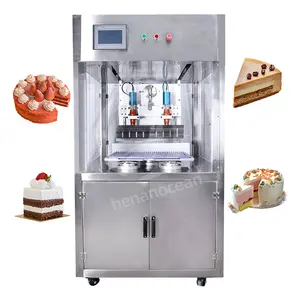 OCEAN Horizontal Round Sponge Cake Brownie Slicer Cut Machine Ultrasonic Round and Sheet Cake Cutter