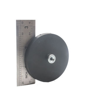 Base 88mmImanes recubiertos de goma para fijar <span class=keywords><strong>Taxi</strong></span> Top Sign Techo magnético Barra de luz Led Offroad Soporte de neodimio - Product Image 3