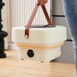 New design 18L foldable smart mini portable washing machine for baby
