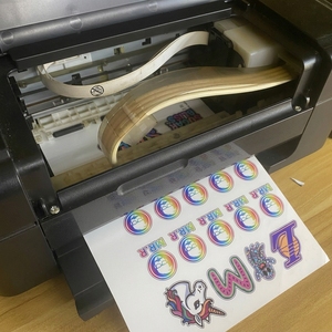 Papier autocollant transparent imprimable à jet d'encre <span class=keywords><strong>MR</strong></span>.R, vinyle transparent, étiquette non imperméable - Product Image 2
