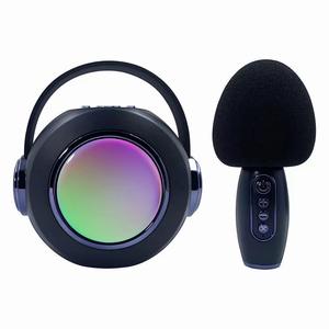 Nouveau haut-parleur <span class=keywords><strong>de</strong></span> karaoké rechargeable LS-T6 avec micro, caisson <span class=keywords><strong>de</strong></span> basses alimenté, haut-parleur Bluetooth pour la douche avec lumières, chantez n'importe où - Product Image 3