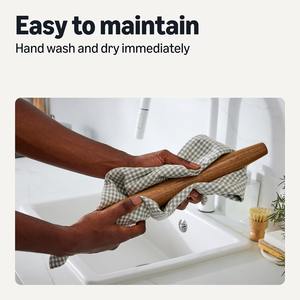 Hardwood Sturdy Handle Kitchen Utensil <b>Tools</b> Classic Wooden Rolling Pin for Pastries, Rolling Pin for Baking - Product Image 6