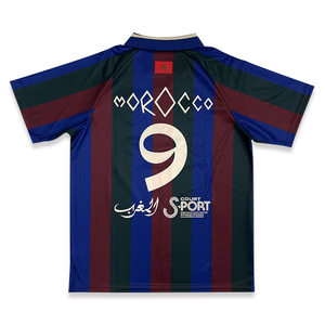 Camiseta de Fútbol Retro Clásica Personalizada OEM, Diseño de Impresión Digital Vintage, Logotipo de Moda, Cuello en V, Manga Corta, 100% - Product Image 3