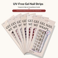 Autocollants pour ongles en gel effet œil de chat tendance 2026, sans UV, auto-adhésifs, sans cuisson, imperméables, pour nail art, coffret cadeau