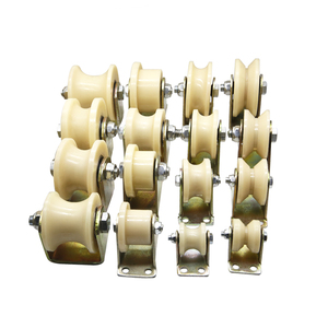 Metalen Beugel Katrol Nylon Plastic U Groove Katrol Roller Nylon Katrol Wiel Met Ronde Buis Schuiven Geleiderail - Product Image 4