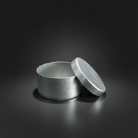 Matériel de laboratoire / Boîte en aluminium pour l'analyse de l'humidité avec couvercle