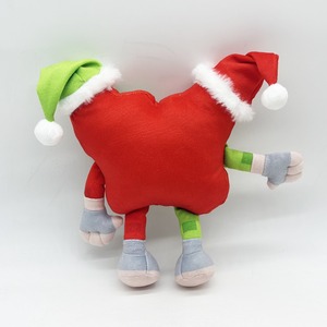 Hot Selling New Arrival <b>Soft</b> <b>Stuffed</b> Animal Doll Christmas Hat Plush <b>Toy</b> Pillow PP Cotton Filling Custom Sizes Xmas Home Decor - Product Image 3