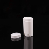 Tube de déodorant écologique rond à torsion, vide, noir et blanc, 30G 50G 75G 90G, contenant pour stick déodorant