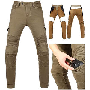 Venta al por mayor de pantalones de mezclilla de motociclista para los hombres para carreras de equipo de protección profesional de los hombres pantalones de mezclilla de motorista para la venta en línea - Product Image 4