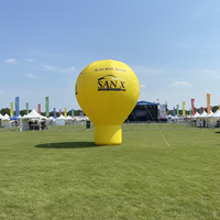 Ballon publicitaire gonflable personnalisé, ballon géant gonflable, enseigne gonflable extérieure, sphère de marquage pour événements sportifs, salons professionnels, expositions