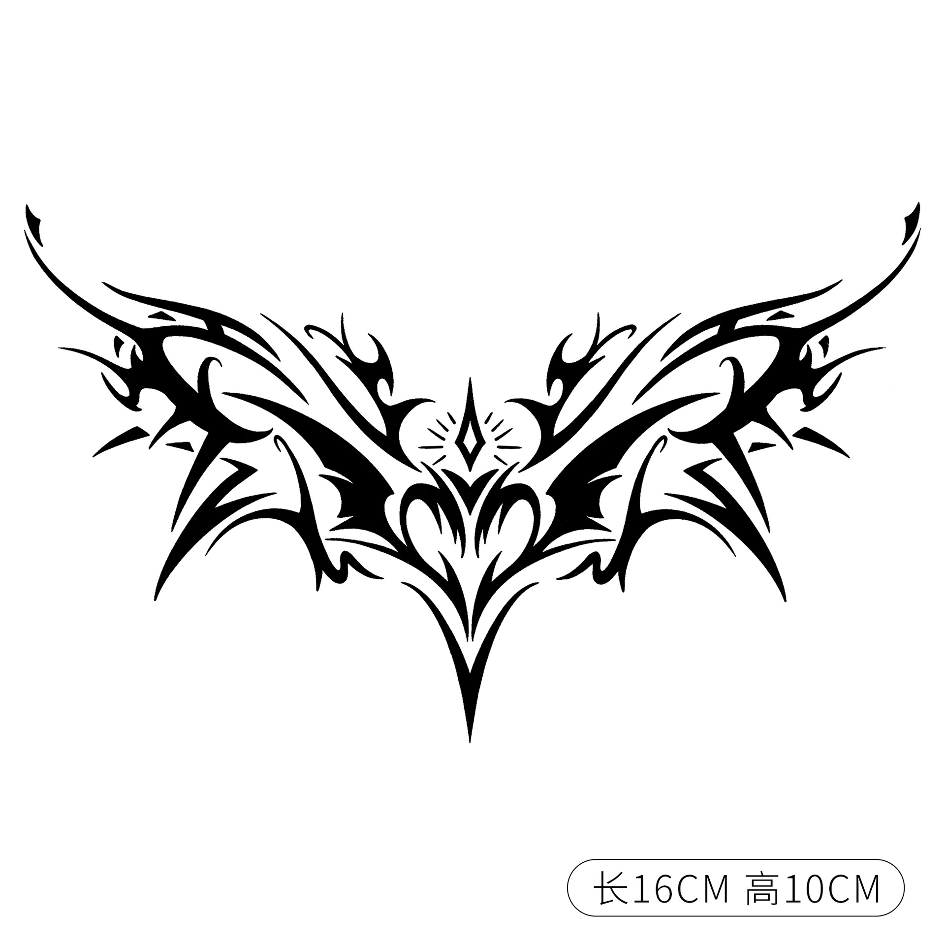 Succubus tattoo sticker b