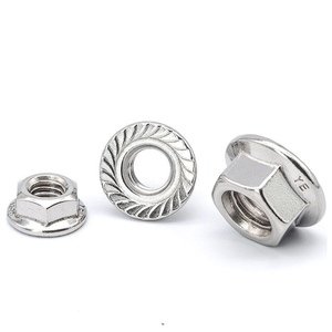 Écrou à bride haute résistance ANSI B18.2.2 en acier au carbone/acier allié/acier inoxydable de grade 10.9, zingué, à haute ténacité - Product Image 3
