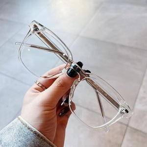Monturas de Gafas Cuadradas Qianai L4-20159 con Lentes de PC Anti Luz Azul, Montura Completa Unisex - Product Image 4