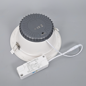 Downlight LED de 35W y 8 <span class=keywords><strong>Pulgadas</strong></span>, 3CCT, IP64, IK06, UGR<19, Empotrable/Superficie, Recorte de 195-210mm, CE, CB, ERP, RoHS, Holux, IES, LDT - Product Image 4