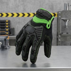 Gants jetables noirs en nylon texturé épais 6 mil, anti-choc, sans poudre, robustes, pour salon de beauté - Product Image 2