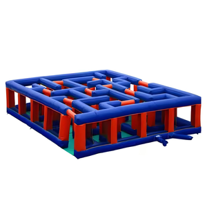 Paradis personnalisable Grand labyrinthe gonflable Exercice de loisirs pour adultes Parcours <span class=keywords><strong>d</strong></span>'obstacles Château gonflable mobile - Product Image 1