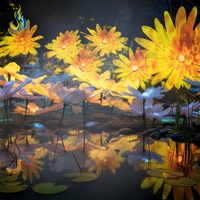 Anpassbare Traumhafte Blumen-Chinesische Laterne Handgefertigte Wasserdichte Festival-Laterne für Garten- und Parkdekoration bei Nacht