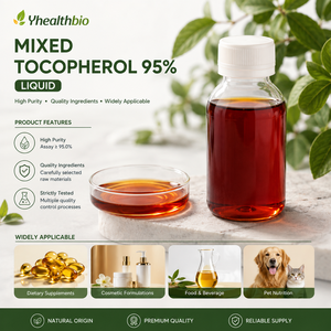 Tocoferol Mixto Premium 95% Líquido, Contenido Estándar, Aceite de Tocoferol Derivado de Plantas, Viscosidad Uniforme para Procesamiento de Fórmulas - Product Image 3